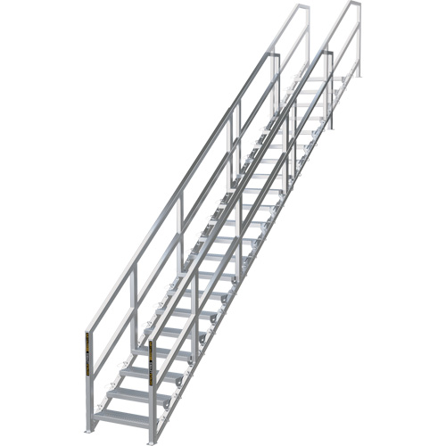 Syst&egrave;me d'escalier modulaire pour la construction de 17-21 marches SmartStairs, 157-1/2" ha Advanced Consulting and Training Ltd.