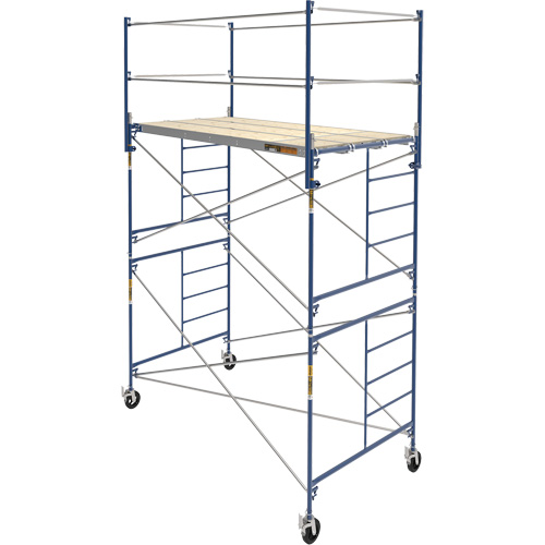 Tour d'&eacute;chafaudage compl&egrave;te avec roulettes, 66-2/10" p x 177-1/2" h Advanced Consulting and Training Ltd.