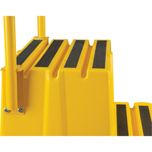 Industrial Step Stool, 4 Steps, 44" x 22-1/4" x 65-1/8" High Advanced Consulting and Training Ltd.