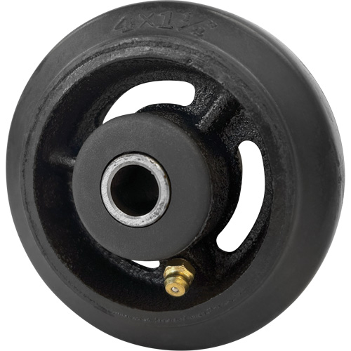 Mold-On Rubber Wheel, 4" (102 mm) Dia. x 1-1/2" (38 mm) W, 350 lbs. (158 kg.) Capacity Advanced Consulting and Training Ltd.