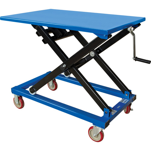 Manual Scissor Lift Table, 37-3/8" L x 23-5/8" W, Steel, 660 lbs. Capacity Advanced Consulting and Training Ltd.
