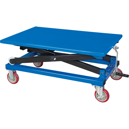Manual Scissor Lift Table, 37-3/8" L x 23-5/8" W, Steel, 660 lbs. Capacity Advanced Consulting and Training Ltd.