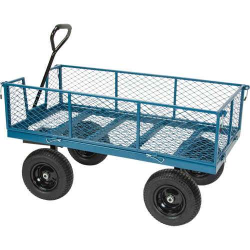 Wagon with Drop Sides, 24" W x 48" L, 800 lbs. Capacity Advanced Consulting and Training Ltd.