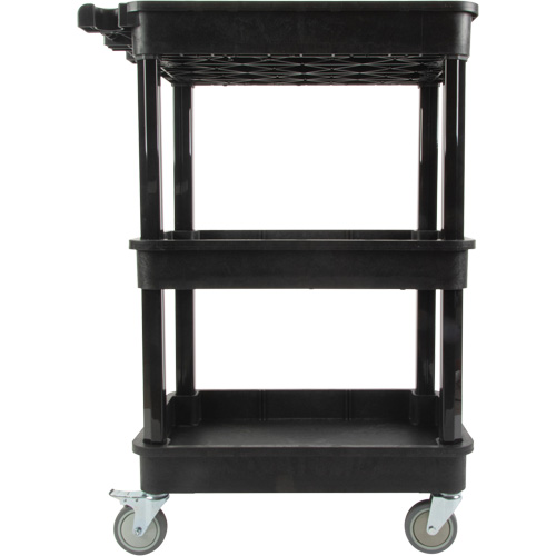 Utility Cart with Deep Lip Shelf, 3 Tiers, 19" x 39-1/2" x 28-1/4", 330 lbs. Capacity Advanced Consulting and Training Ltd.