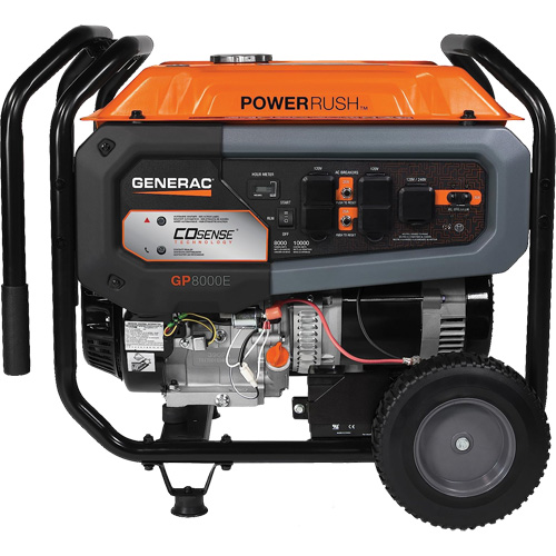 Portable Generator with COsense&reg; Technology, 10000 W Surge, 8000 W Rated, 120 V/240 V, 7.9 gal. Tank Advanced Consulting and Training Ltd.