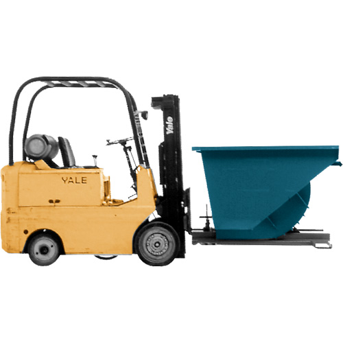 Conteneur autobasculeur, Acier, 3/4 vg³, Bleu Advanced Consulting and Training Ltd.