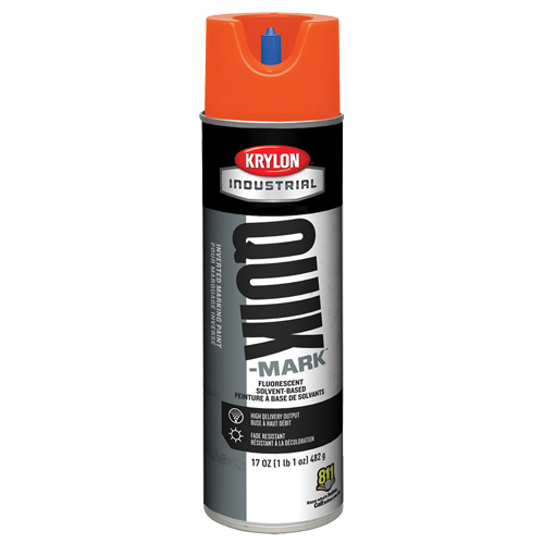 Peinture de marquage industrielle invers&eacute;e &agrave; base de solvant Quik-Mark, 17 oz, Canette a&eacute;rosol Advanced Consulting and Training Ltd.