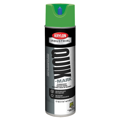 Peinture de marquage industrielle invers&eacute;e &agrave; base de solvant Quik-Mark, 17 oz, Canette a&eacute;rosol Advanced Consulting and Training Ltd.