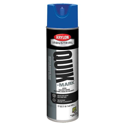 Peinture de marquage industrielle invers&eacute;e &agrave; base de solvant Quik-Mark, 17 oz, Canette a&eacute;rosol Advanced Consulting and Training Ltd.