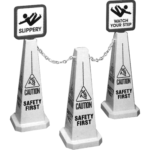 "Caution" Lamba Traffic Cones, English with Pictogram Advanced Consulting and Training Ltd.