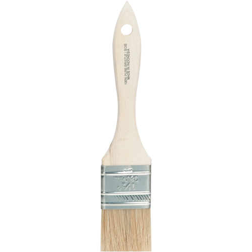 Pinceau &agrave; soies rases, Soie blanche, Manche Bois, Largeur de 1-1/2" Advanced Consulting and Training Ltd.