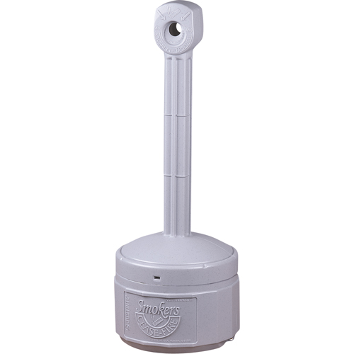 Smokers Cease-Fire&reg; Cigarette Butt Receptacle, Free-Standing, Plastic, 1 US gal. Capacity, 30" Height Advanced Consulting and Training Ltd.