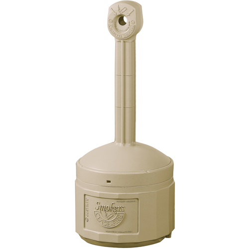 Smokers Cease-Fire&reg; Cigarette Butt Receptacle, Free-Standing, Plastic, 1 US gal. Capacity, 30" Height Advanced Consulting and Training Ltd.