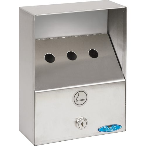 Cendriers, Montage mural, Acier inoxydable, Capacit&eacute; 1 litre, Hauteur 9" Advanced Consulting and Training Ltd.