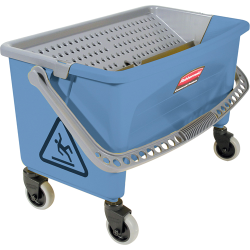 Seau pour vadrouille de finition en microfibres, Capacit&eacute; de 10.75 gal. US (43 pintes), Bleu Advanced Consulting and Training Ltd.