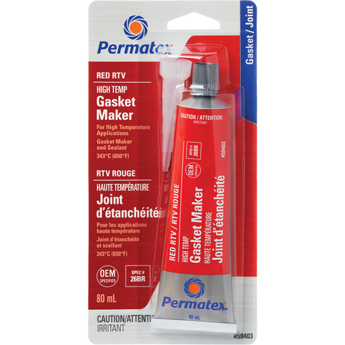 Compos&eacute; &agrave; joints RTV rouge haute temp&eacute;rature, Tube, Rouge Advanced Consulting and Training Ltd.