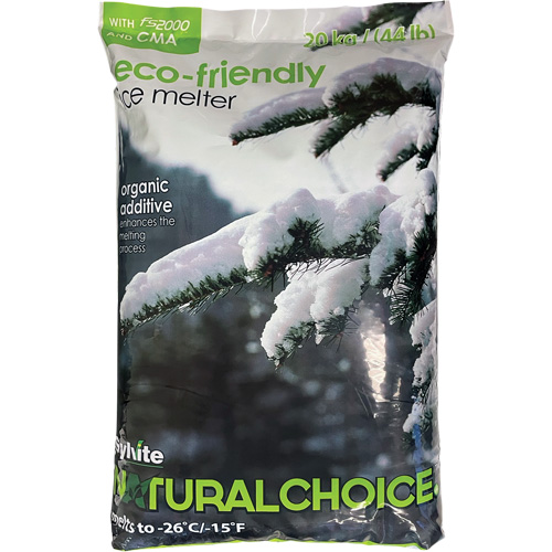 Produits de d&eacute;glaçage Natural Choice, Sac, 44 lb(20 kg), Point de fonte -26°C (-14,8°F) Advanced Consulting and Training Ltd.