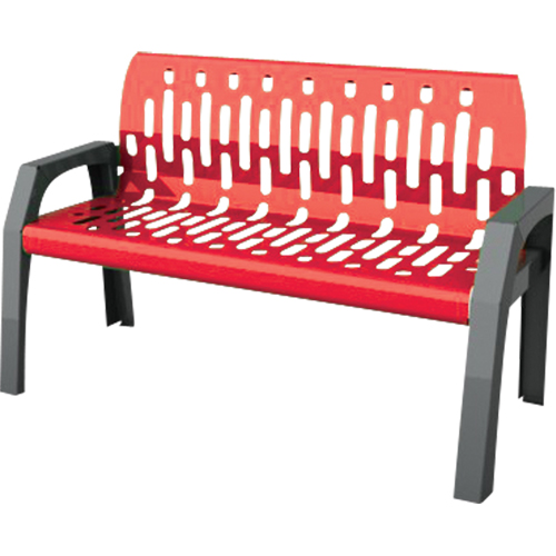Bancs Stream, Acier, 48" lo x 25" la x 34" h, Rouge Advanced Consulting and Training Ltd.