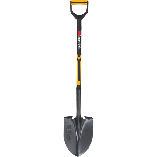 Pro Round Point Shovel, Tempered Steel Blade, Fibreglass, D-Grip Handle Advanced Consulting and Training Ltd.