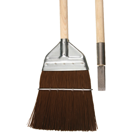 Balai de cantonnier avec ciseau, Manche en Bois, Soies en Polypropyl&egrave;ne, 56" lo Advanced Consulting and Training Ltd.