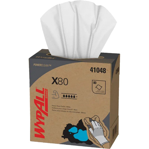 WypAll&reg; X80 Extended Use Cloths, Heavy-Duty, 16-4/5" L x 9" W Advanced Consulting and Training Ltd.