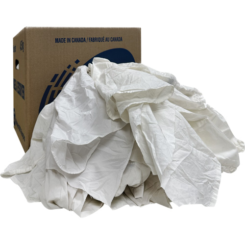 Wiper Rags Box, White, 10 lbs. Advanced Consulting and Training Ltd.