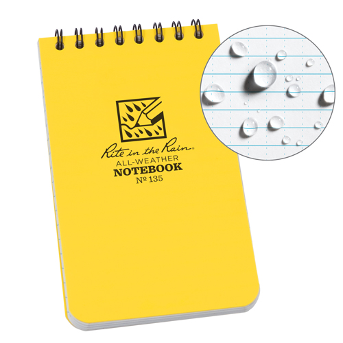 Pocket Top-Spiral Notebook, Soft Cover, Yellow, 100 Pages, 3" W x 5" L Advanced Consulting and Training Ltd.