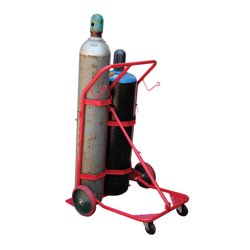 Cylinder Cart, Mold-on Rubber Wheels, 25-1/2"W x 7"L Base, 350 lbs. Advanced Consulting and Training Ltd.