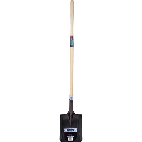 Heavy-Duty Square Shovel, Hardwood, Carbon Steel Blade, Straight Handle, 48" Long Advanced Consulting and Training Ltd.