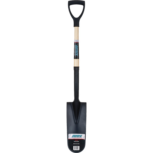 Heavy-Duty Drain Spade, Carbon Steel, 16" x 6" Blade, 29" L, D-Grip Handle Advanced Consulting and Training Ltd.