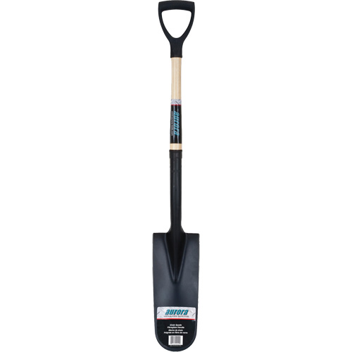 Pelle &agrave; drain, Acier durci, Lame 14" x 6", 30" lo, Manche Prise en D Advanced Consulting and Training Ltd.