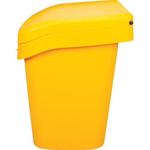 Salt & Sand Storage Bins, With Hasp, 21" x 27" x 26", 4.24 cu. ft., Yellow Advanced Consulting and Training Ltd.