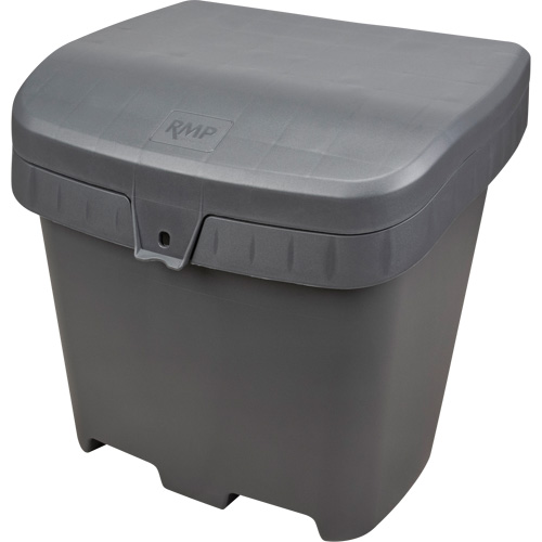 Bacs d'entreposage pour sel & sable, Avec Moraillon, 21" x 27" x 26", 4,24 pi³, Gris Advanced Consulting and Training Ltd.