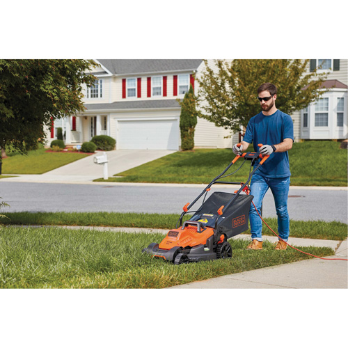 Lawn Mower with Comfort Grip Handle, Push Walk-Behind, Electric, 17" Cutting Width Advanced Consulting and Training Ltd.