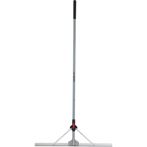 R&acirc;teau &agrave; niveler pour am&eacute;nagement paysager avec t&ecirc;te pliante, Manche Fibre de verre, 36" la, Lame Aluminium Advanced Consulting and Training Ltd.