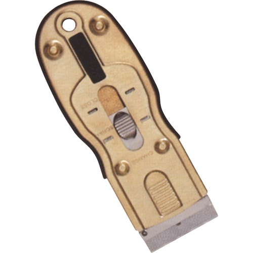 Grattoirs &agrave; lame de rasoir ergonomique, Lame Acier au carbone, Largeur 1-1/2", Manche Caoutchouc Advanced Consulting and Training Ltd.