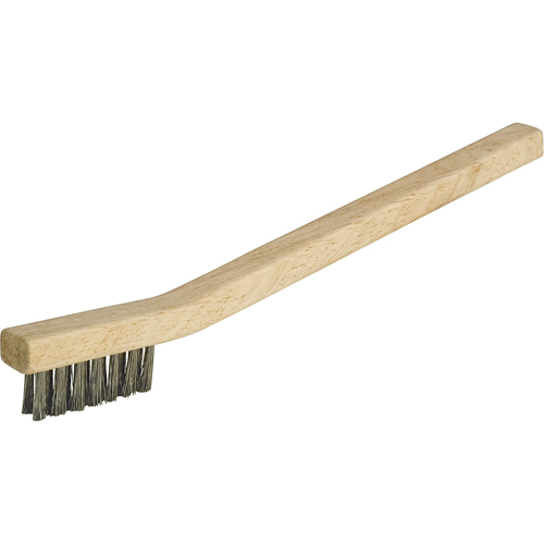 Petites brosses industrielles de nettoyage, Acier inoxydable, 3 x 7 rangs de fils, Longueur 7-3/4" Advanced Consulting and Training Ltd.