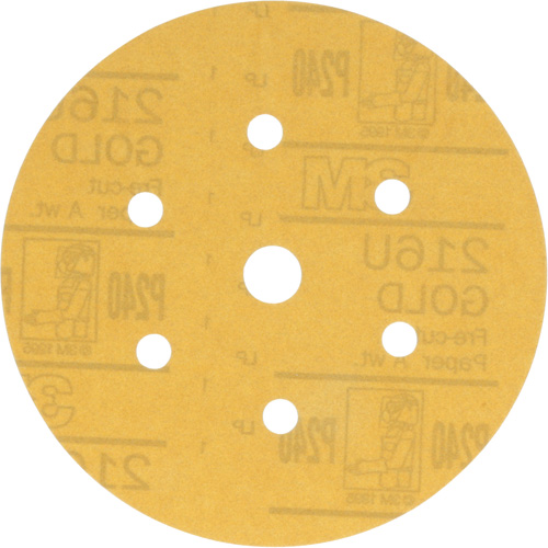 Hookit Dust-Free Sanding Disc, 6" Dia., P240 Grit, Aluminum Oxide, A-Weight Advanced Consulting and Training Ltd.