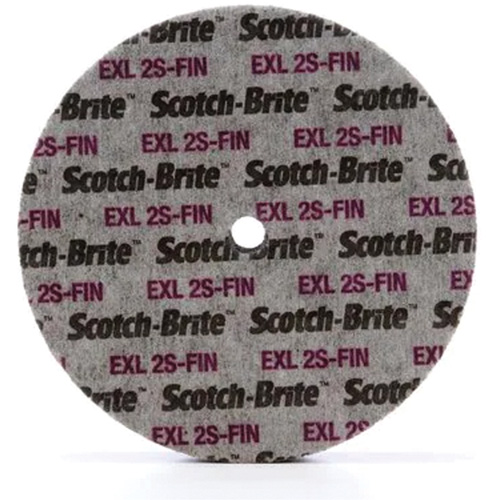 Scotch-Brite EXL Unitized Wheel, 6" x 1/4", 1/4" Arbor, Fine Grit, Silicon Carbide Advanced Consulting and Training Ltd.