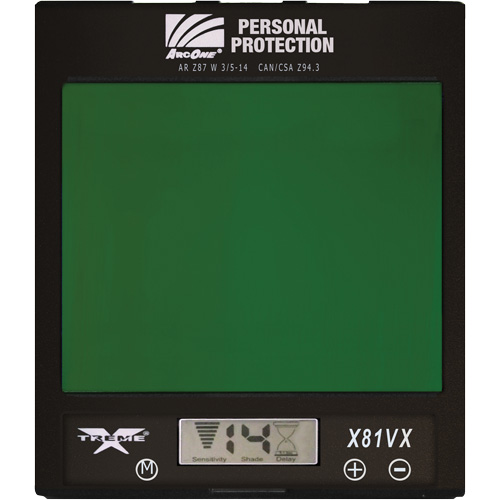 ArcOne&reg; Xtreme Auto-Darkening Lense, 4-1/2" W x 5-1/2" H Viewing Area, For Use With Xtreme&reg; Advanced Consulting and Training Ltd.