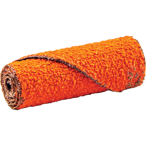 Cartouche de ruban abrasif en rouleau, 60 Grain, 1/2" dia., C&eacute;ramique d'alumine, 1-1/2" lo, 1/8" Dimension de l'arbre Advanced Consulting and Training Ltd.