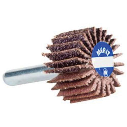 Mini Flap Wheel, Aluminum Oxide, 80 Grit, 1-1/2" x 1-1/2" x 1/4" Advanced Consulting and Training Ltd.
