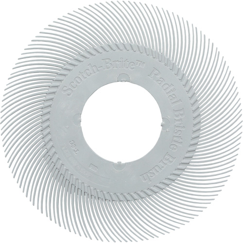 Brosse radiale en soies de pr&eacute;cision type C PN-RB sans adaptateur Scotch-Brite, C&eacute;ramique, Grain 120+, 7-5/8" dia. Advanced Consulting and Training Ltd.