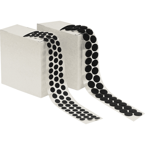Attache en rondelle, Crochet, 1/2" dia., Adh&eacute;sif, Noir Advanced Consulting and Training Ltd.