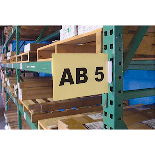 Ensembles d'&eacute;tiquettes pour all&eacute;es d'entrep&ocirc;t Slip 'N Stik, 11" x 8-1/2", Plastique Advanced Consulting and Training Ltd.