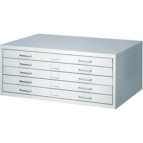 FacilTM Flat File Cabinets, 5 Drawers, 40" W x 26" D x 16-3/8" H Advanced Consulting and Training Ltd.