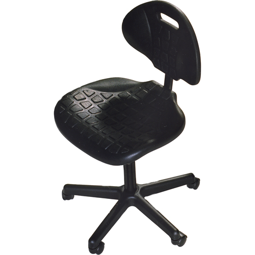 Heavy-Duty Ergonomic Seating, Polyurethane, Black, 250 lbs. Capacity Advanced Consulting and Training Ltd.