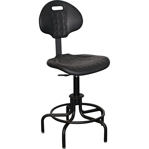 6000 Series Stool with Back, Stationary, Adjustable Height, 250 lbs. Capacity Advanced Consulting and Training Ltd.
