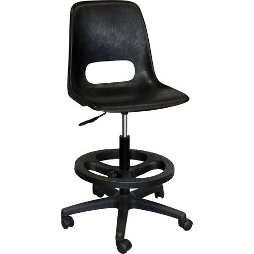 Tabouret avec dossier pour classe de s&eacute;rie 800, Mobile, Ajustable Hauteur, Capacit&eacute; 250 lb Advanced Consulting and Training Ltd.