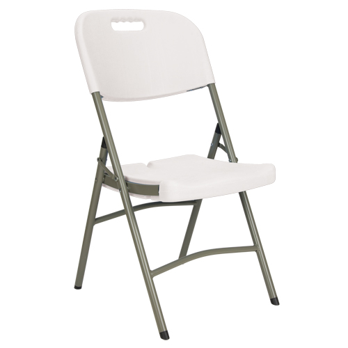 Folding Chairs, Polyethylene, White, 350 lbs. Weight Capacity Advanced Consulting and Training Ltd.
